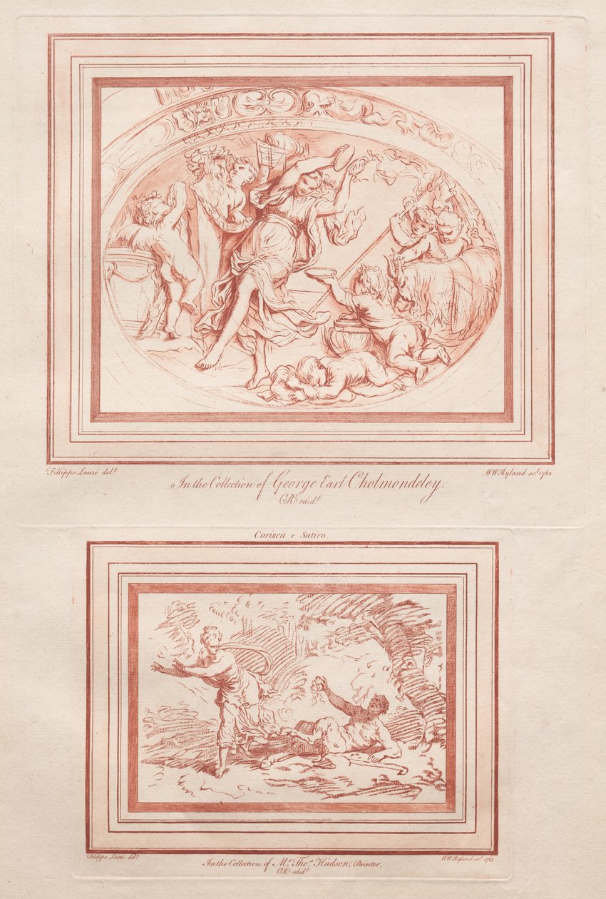 Korsika och Satyr av William Ryland