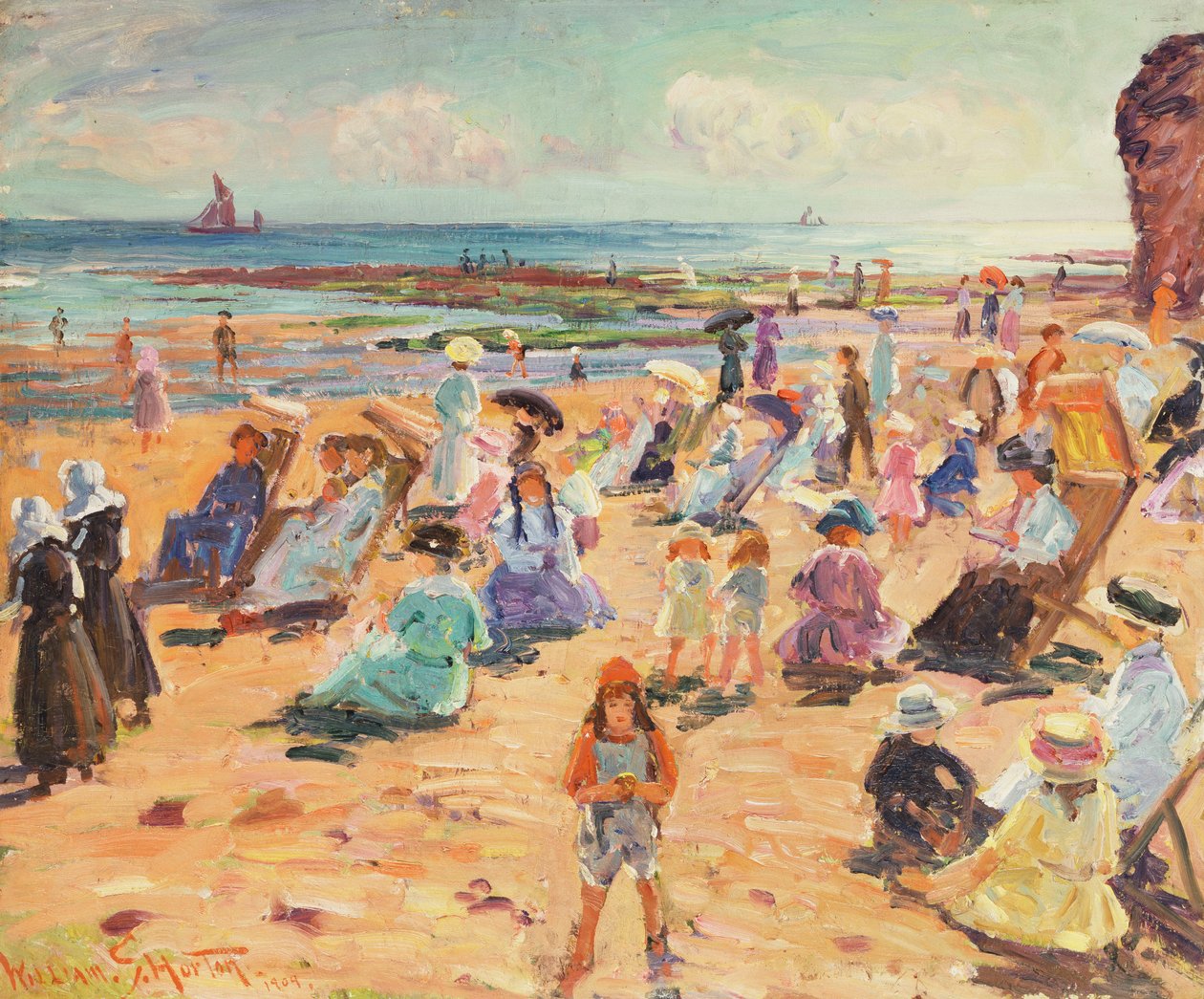 Strandscen av William Samuel Horton