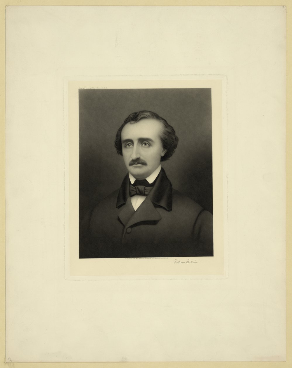 Porträtt OP Edgar Allan Poe 1-5, Q5 av William Sartain