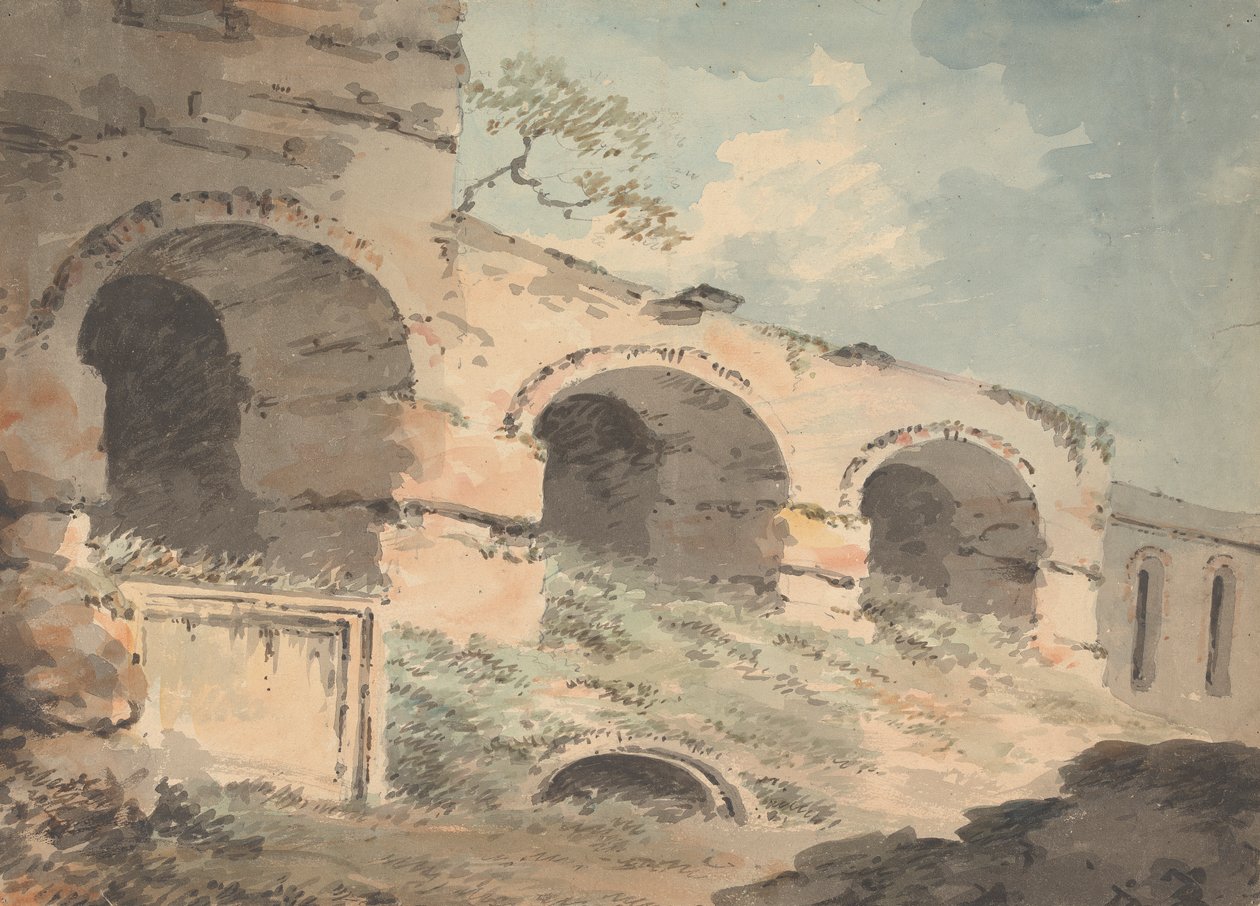 Ruin med tre bågar av William Sawrey Gilpin