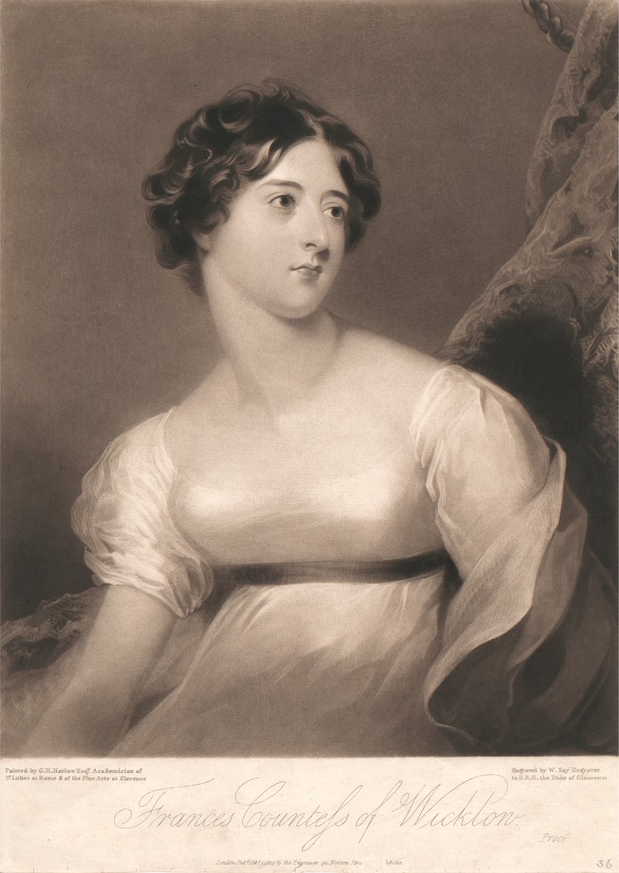 Frances grevinna av Wicklow av William Say