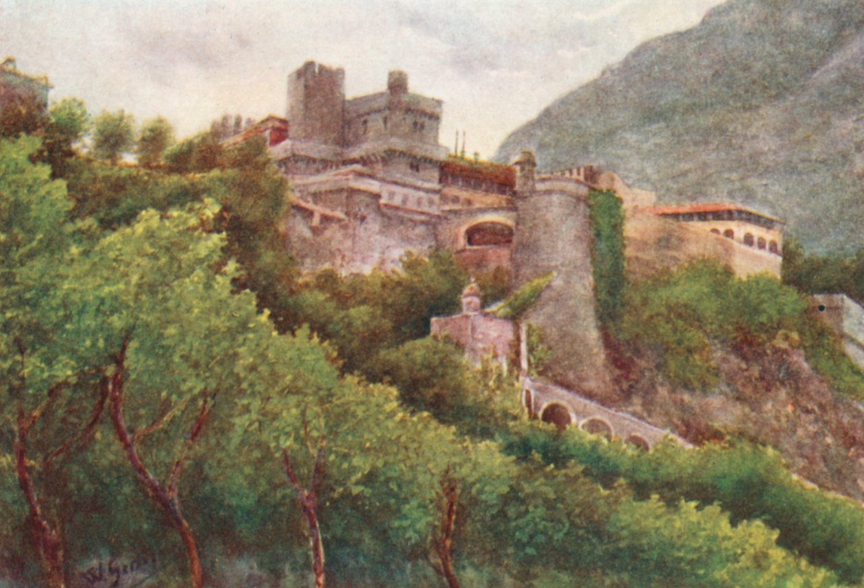 Monaco, kväll (färglitografi) av William Scott