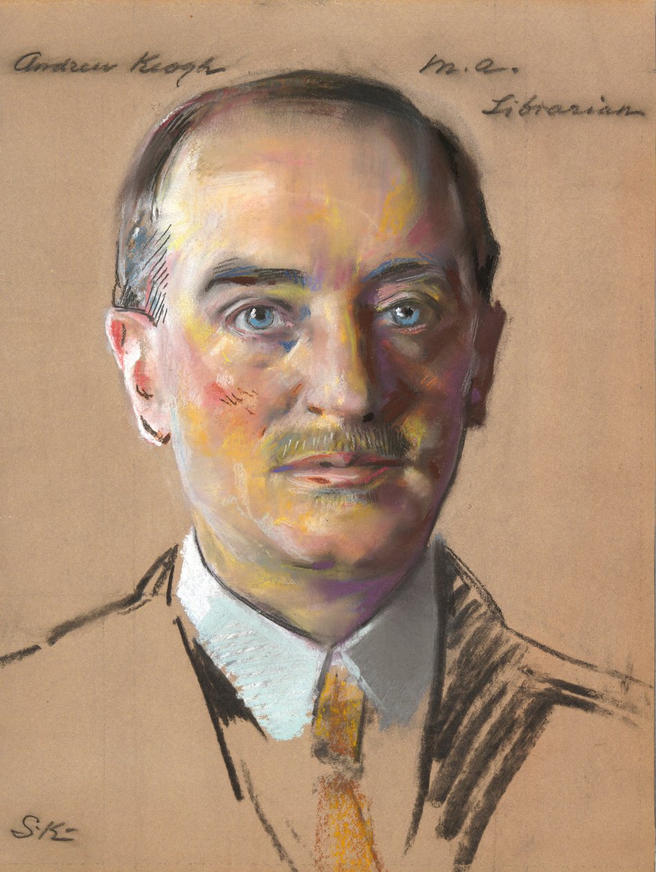 Andrew Keogh, M.A. 1904, bibliotekarie 1916- av William Sergeant Kendall