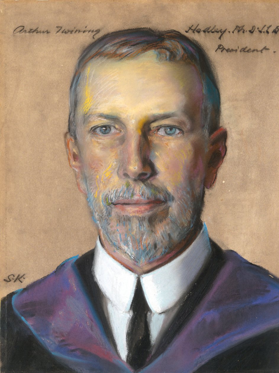 Arthur T. Hadley: B.A. 1876, president för Yale Univ. 1899-1921 av William Sergeant Kendall