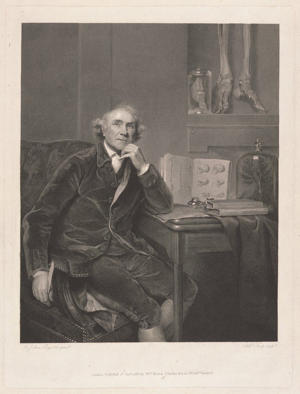 John Hunter, F.R.S. av William Sharp