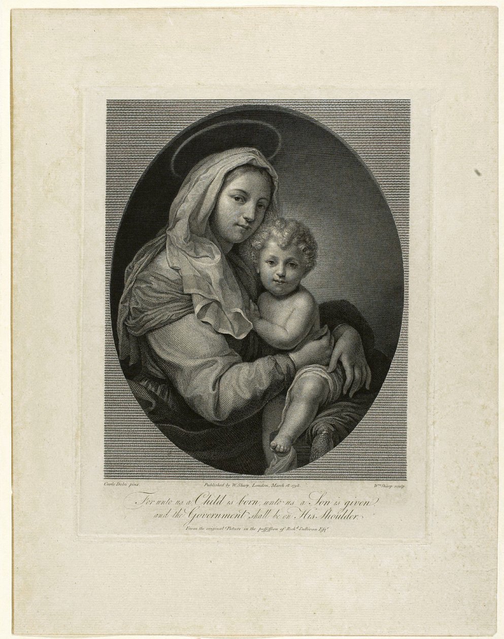 Madonna och barn av William Sharp