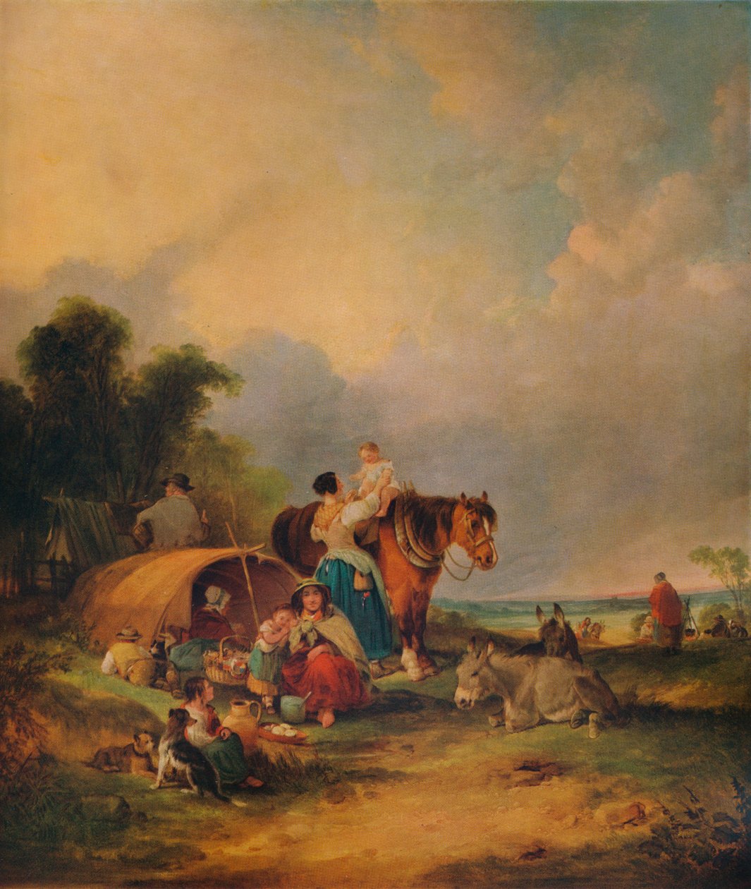 A Gipsy Encampment, c1788 av William Shayer