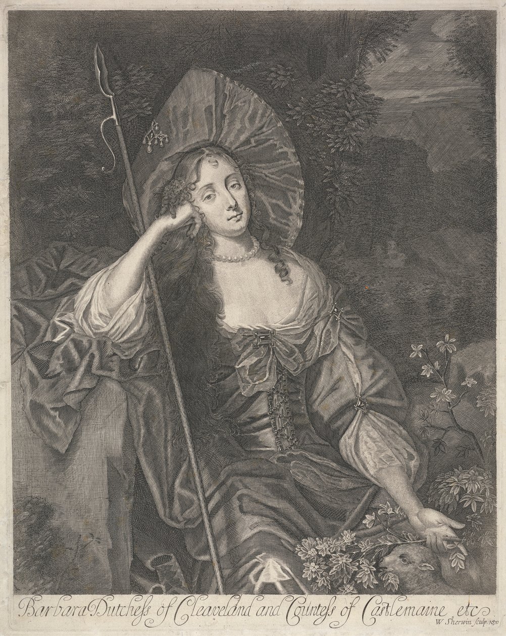 Barbara hertiginna av Cleaveland som herdinna av William Sherwin