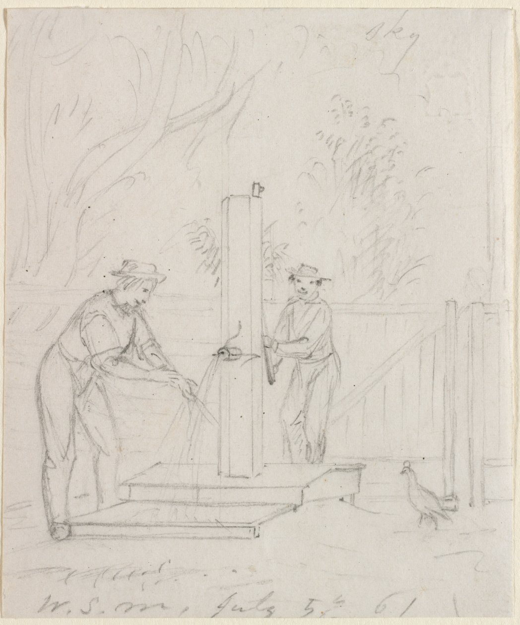Vid pumpen av William Sidney Mount