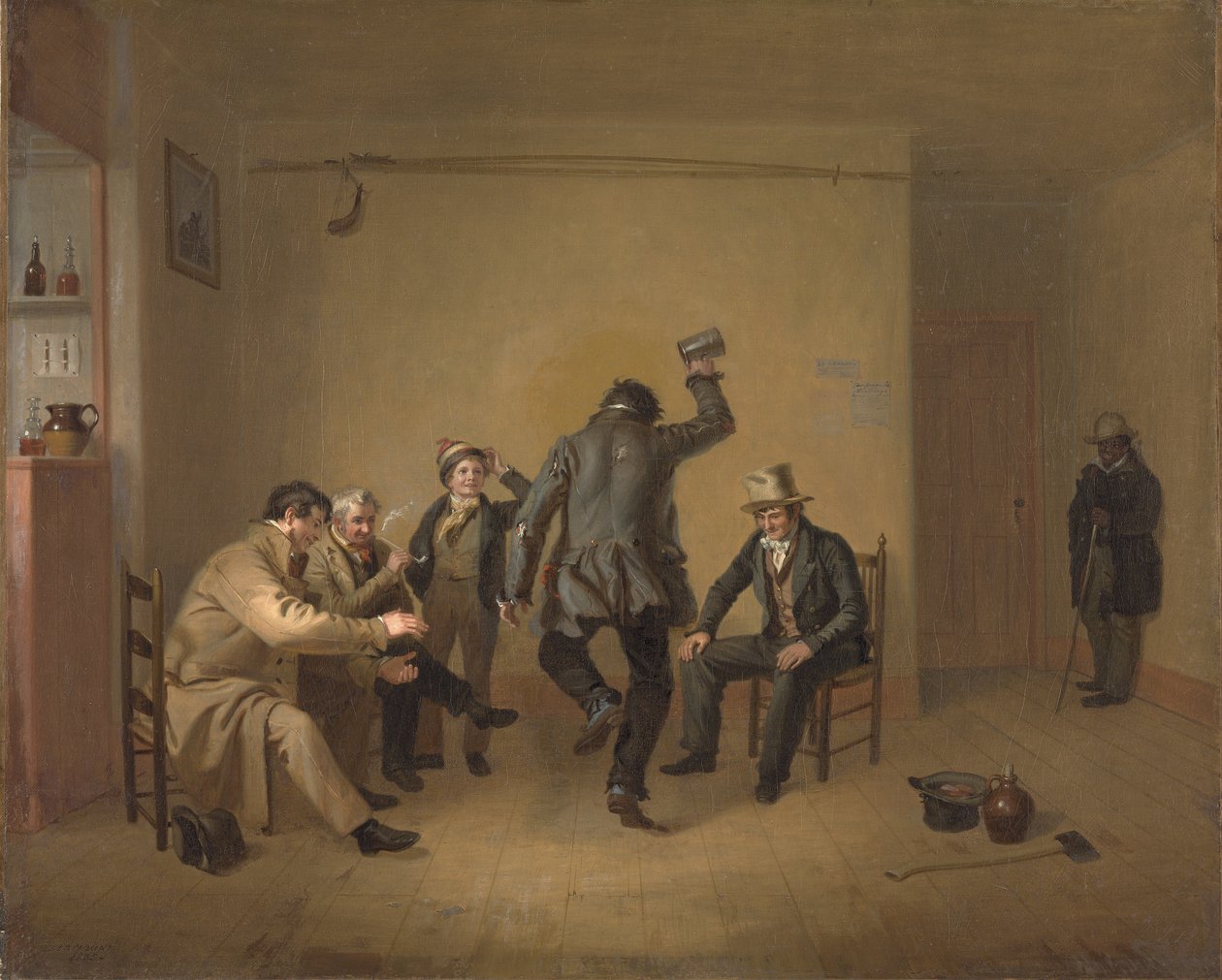 Barrumsscen, 1835 av William Sidney Mount