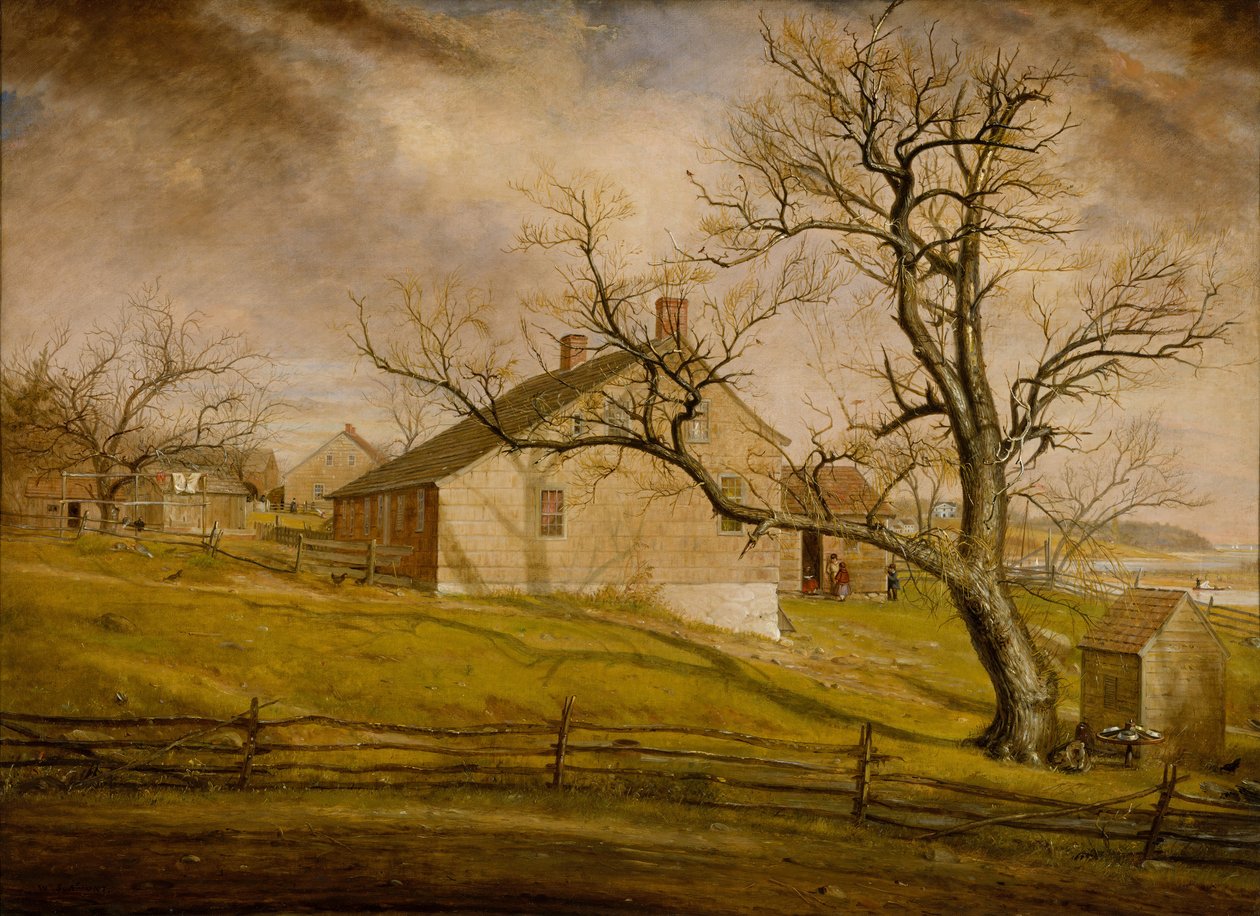 Long Island Farmhouses, 1862-63. av William Sidney Mount