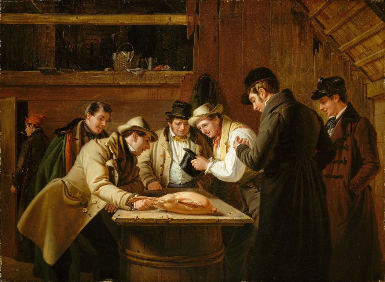 Tävlingen (Tävling för gåsen) av William Sidney Mount