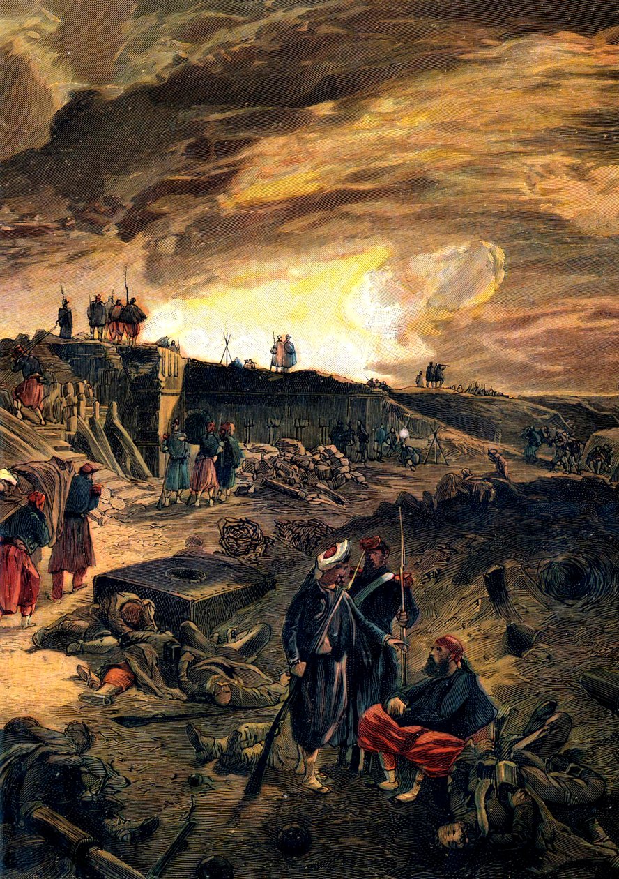 Efter intagandet av Malakoff den 8 september 1855, c1855. av William Crimea Simpson