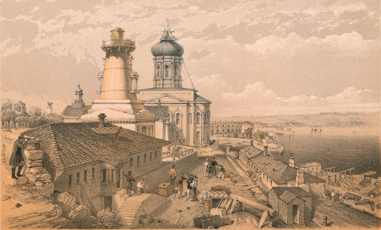 Amiralitetet, Sebastopol, 1856 av William Crimea Simpson