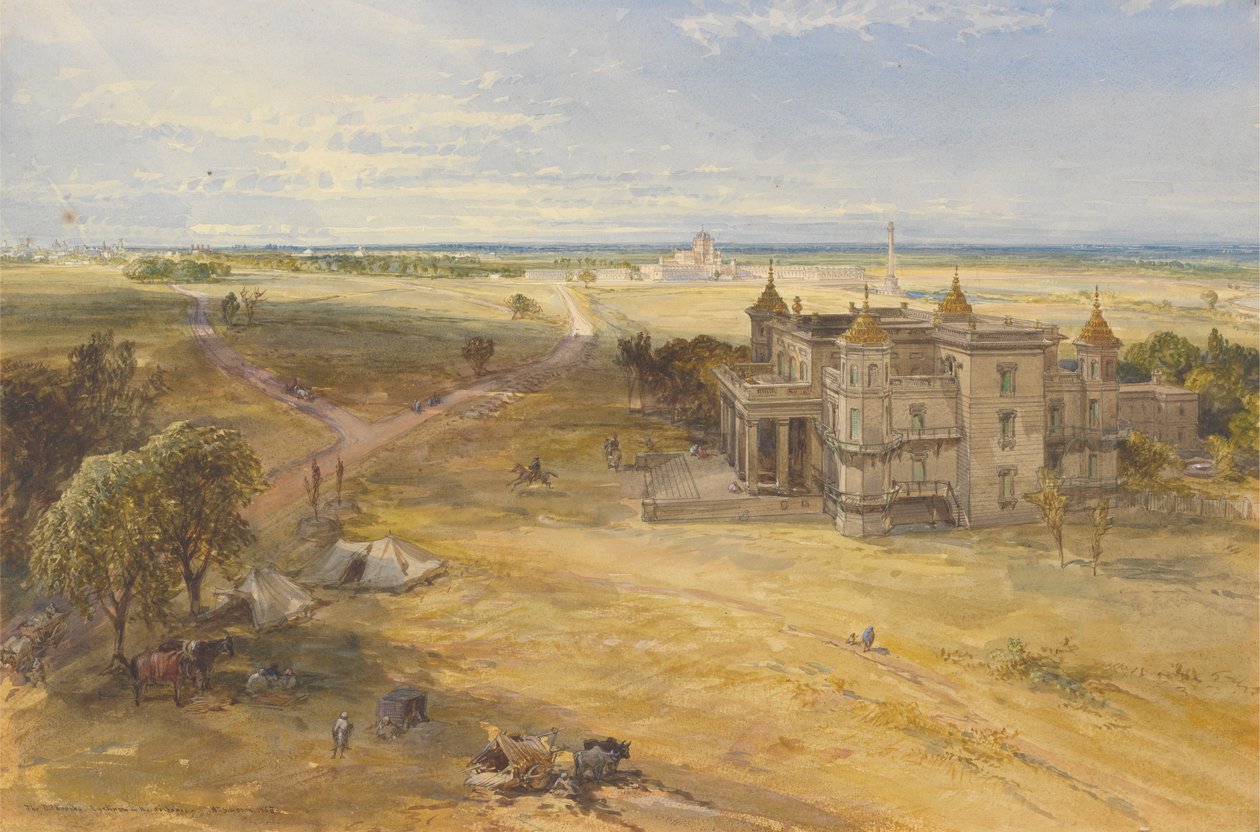 Dilkooshan, Lucknow i fjärran av William Simpson
