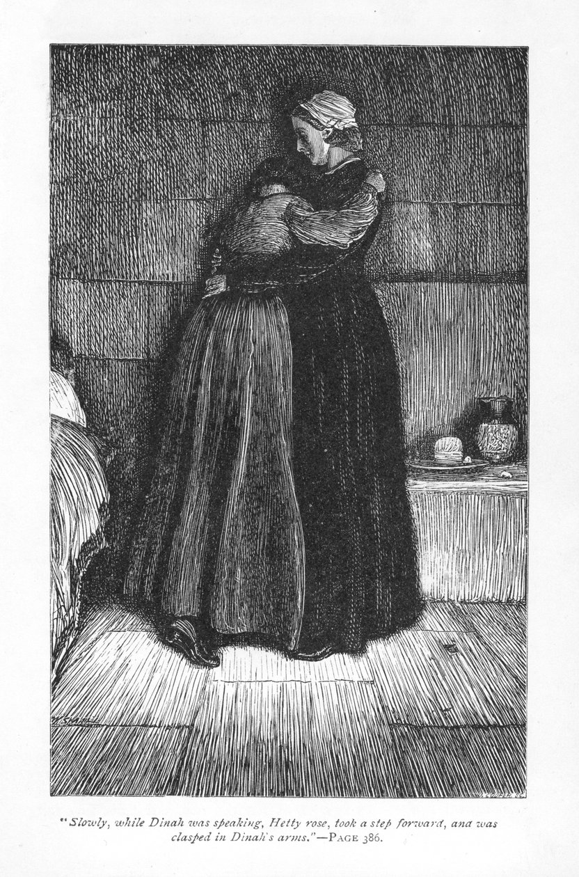 Scen från Adam Bede av George Eliot, c1885 av William Small