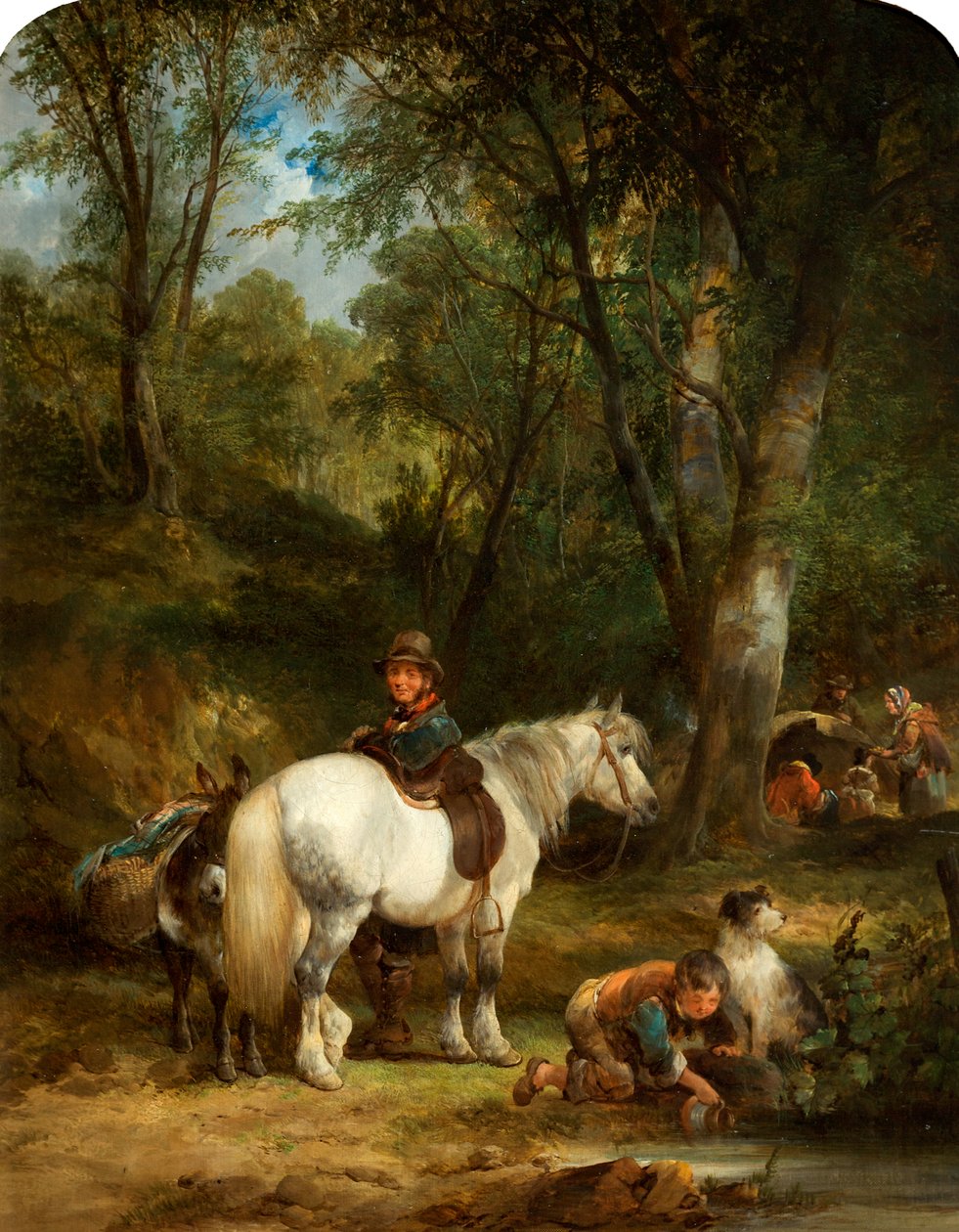 Gypsy Läger av William Snr. (circle of) Shayer