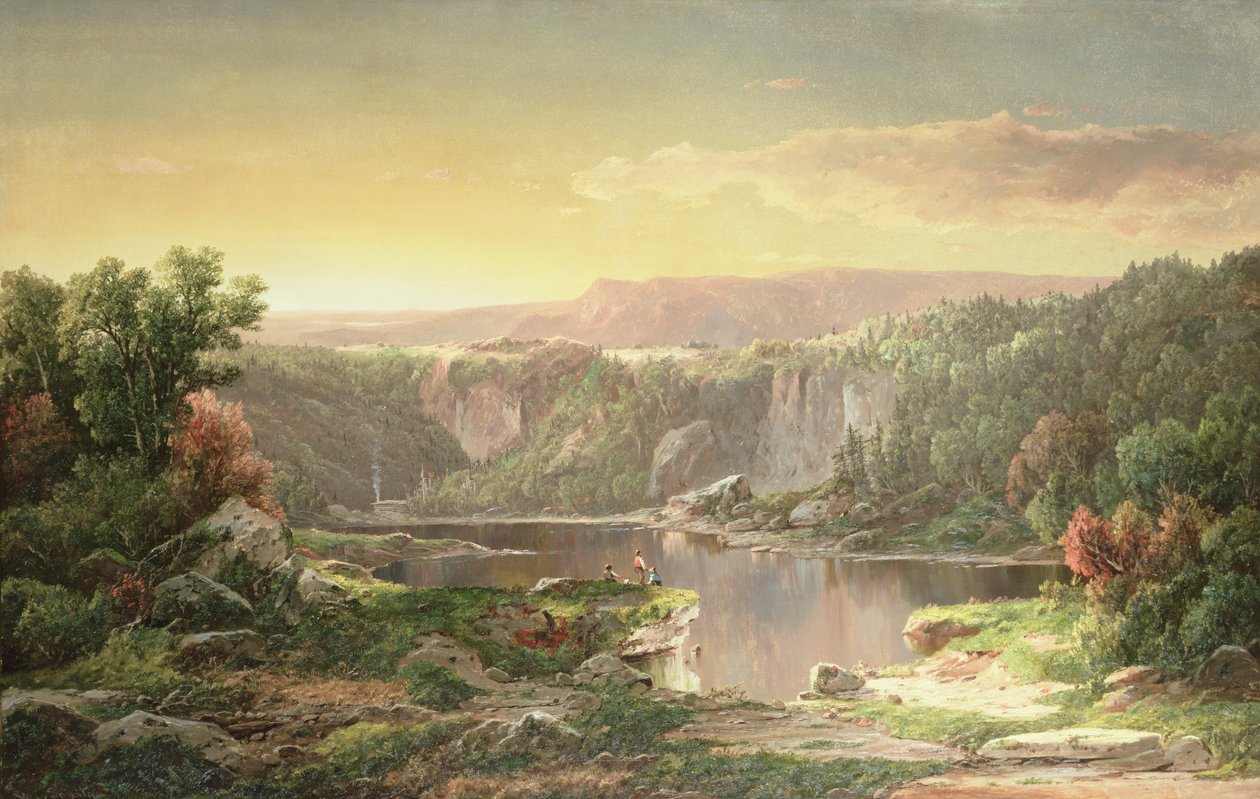 Mountain Lake nära Piedmont, Maryland av William Sonntag