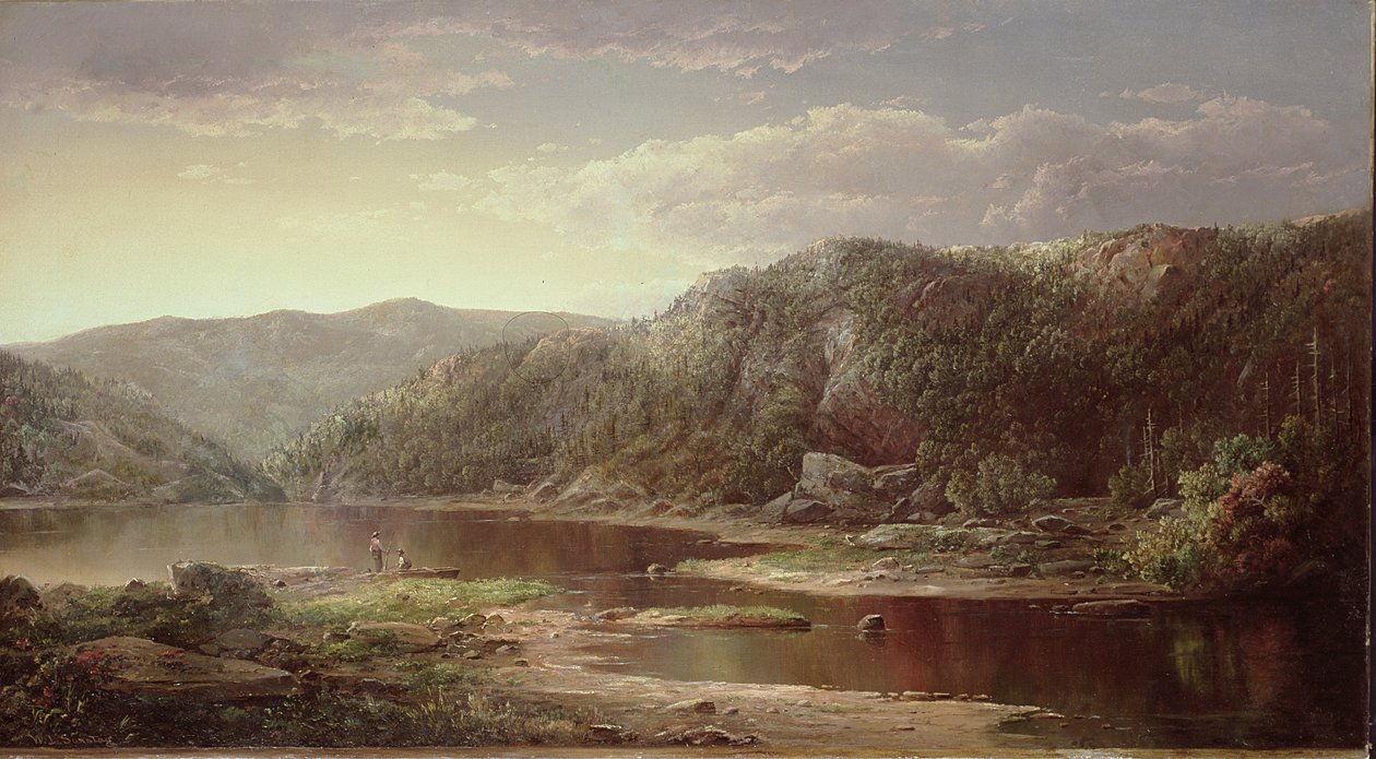 På Shenandoah, ca 1860 av William Sonntag