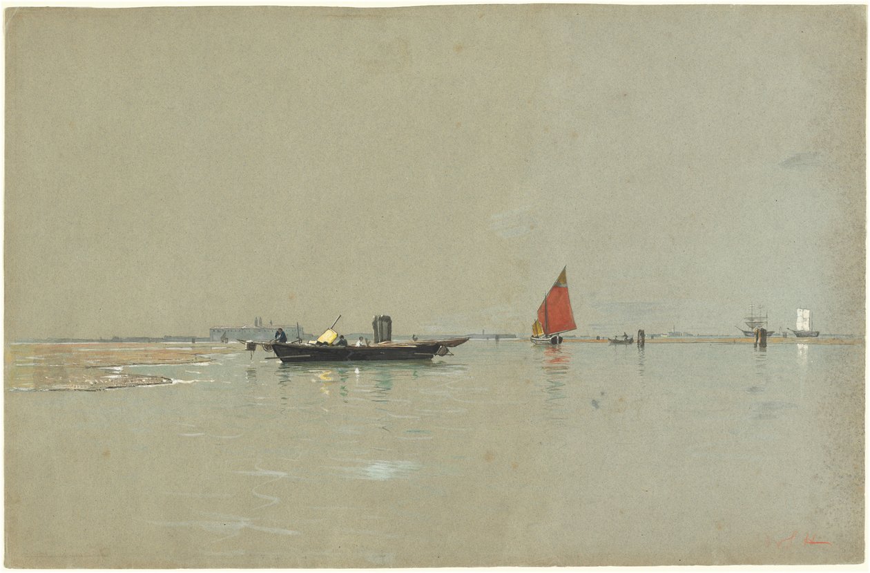 En venetiansk lagun av William Stanley Haseltine