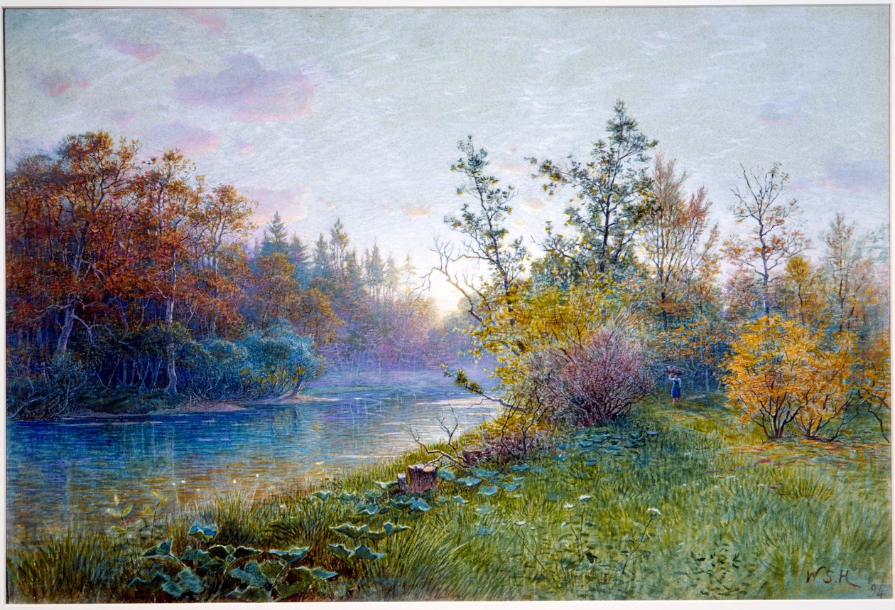 Kvarndamm i Traunstein av William Stanley Haseltine