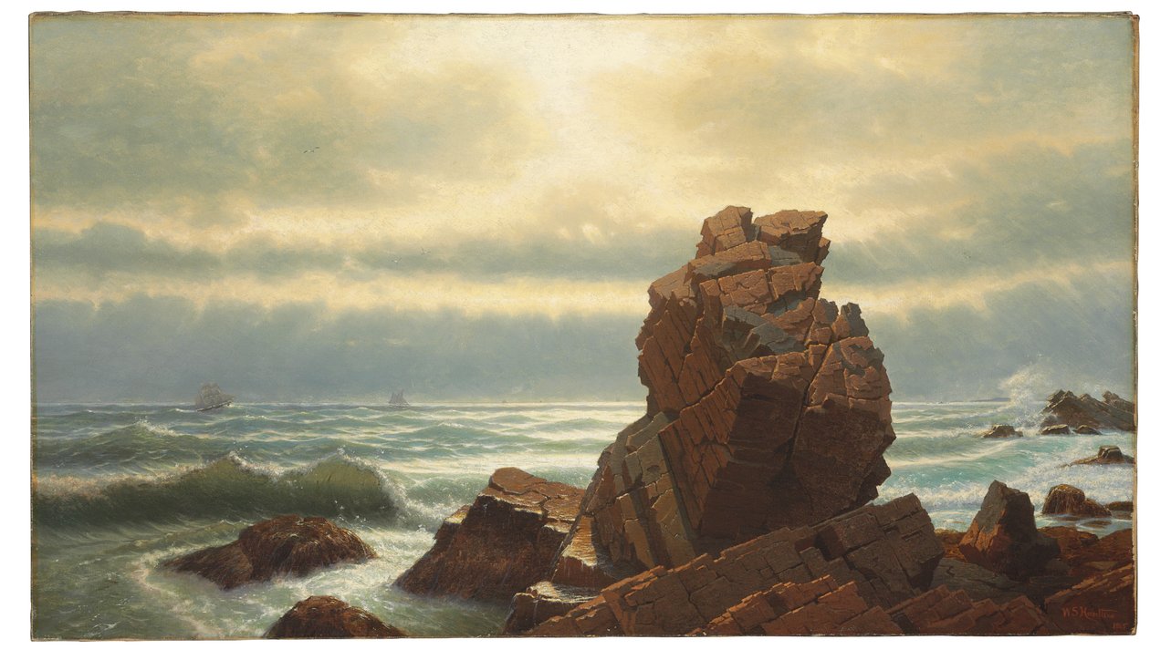 Predikstolen, Nahant, 1865 av William Stanley Haseltine
