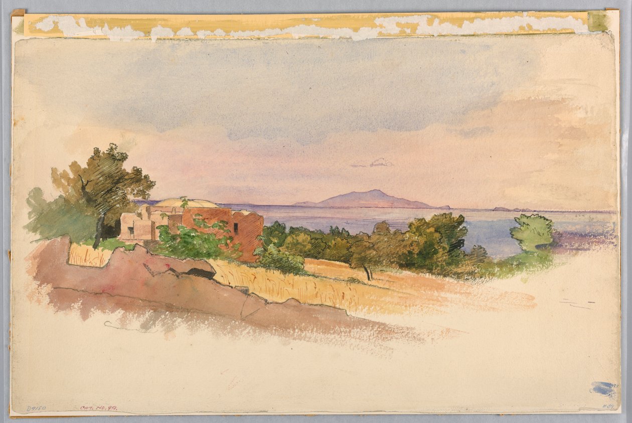 Studie av landskap, Sorrento av William Stanley Haseltine