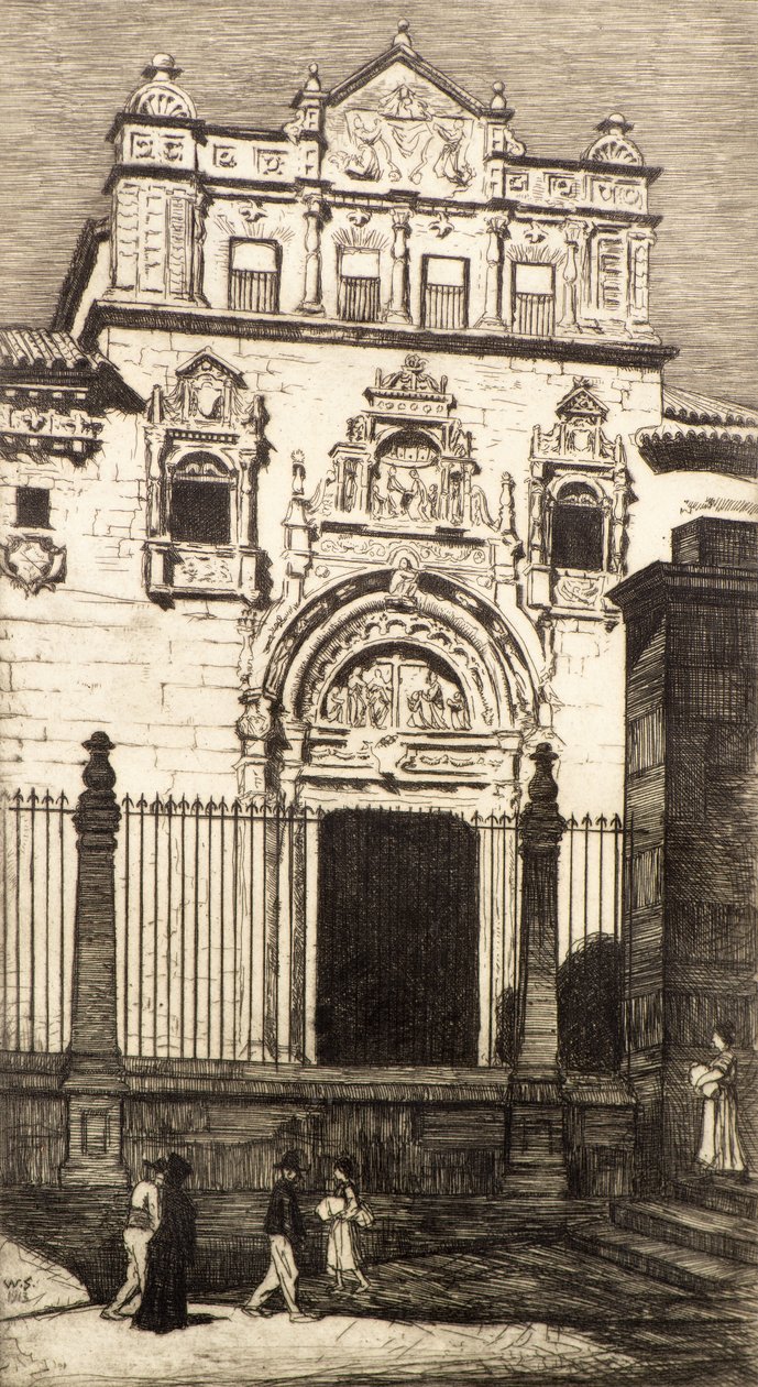 Dörröppning, Santa Cruz, Toledo av William Strang