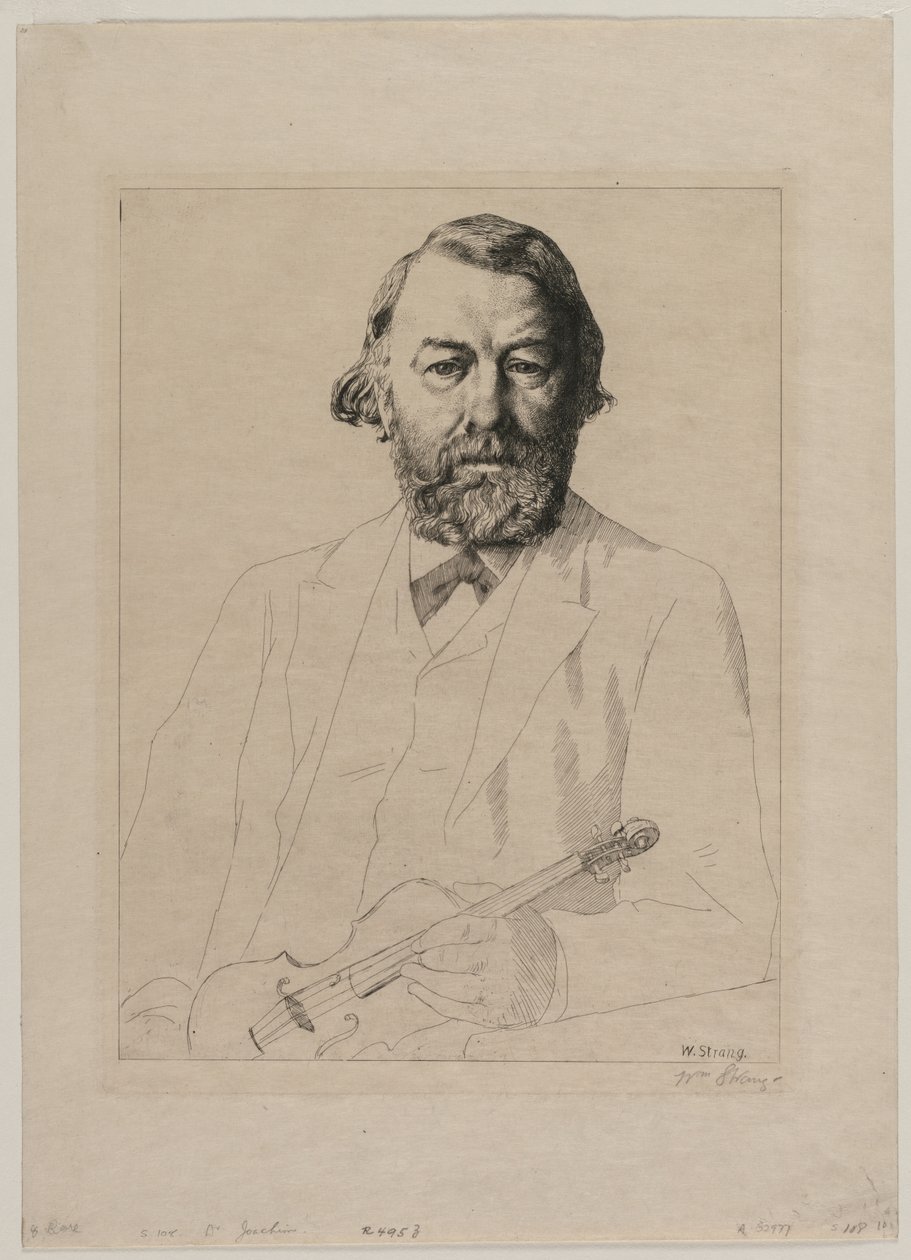 dr Joachim, 1887. av William Strang