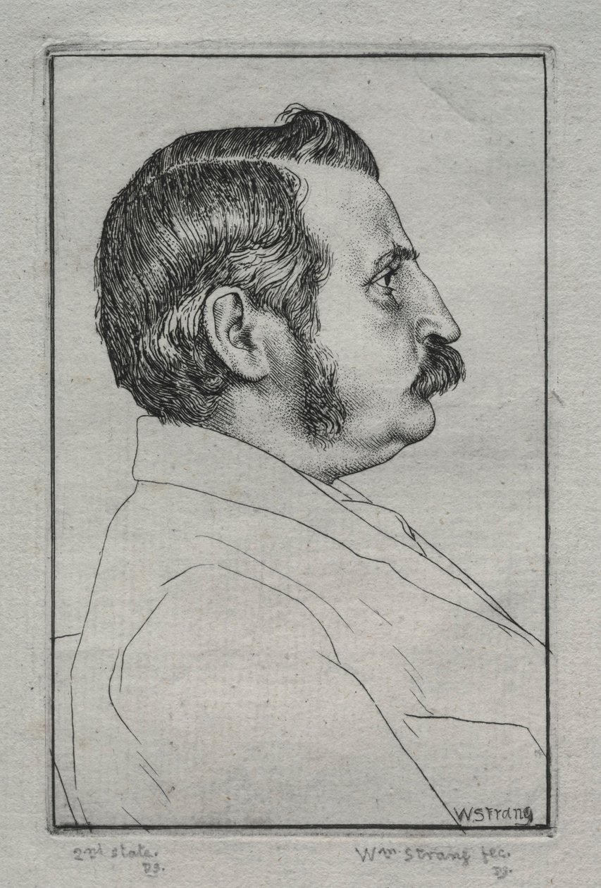 Henry Austin Dobson, nr 2, 1894. av William Strang