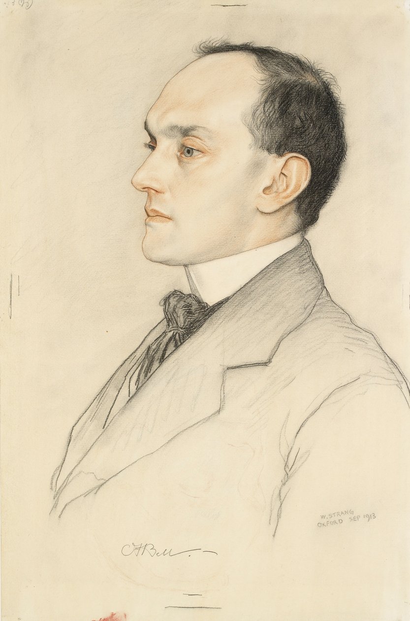 Porträtt av Charles Francis Bell, 1913 av William Strang