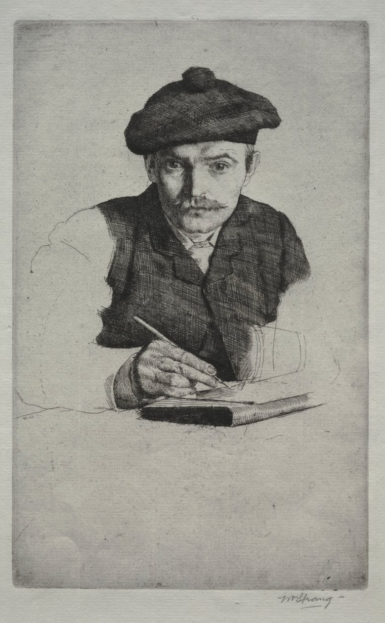 Självporträtt, 1885. av William Strang