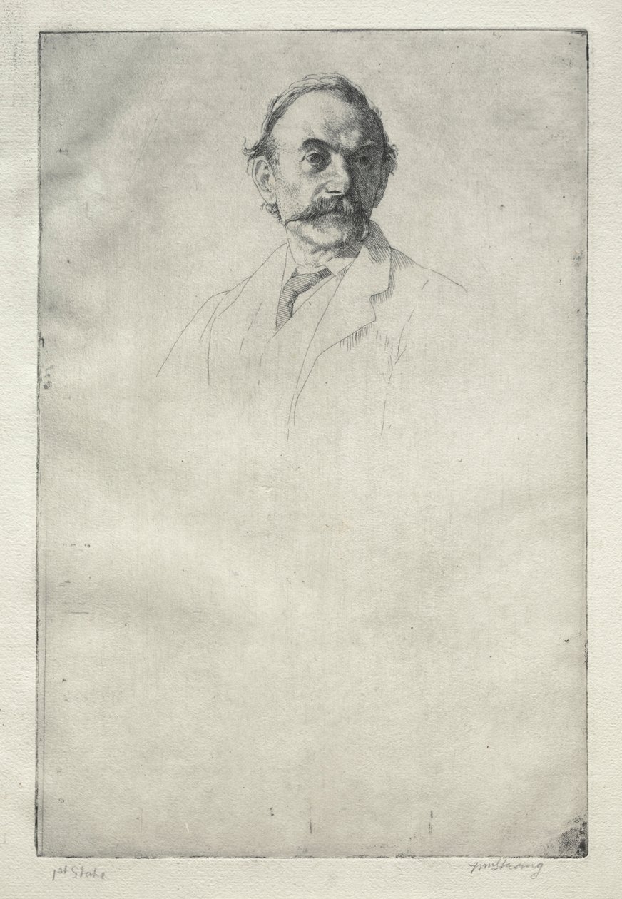 Thomas Hardy, nr 1, 1893. av William Strang
