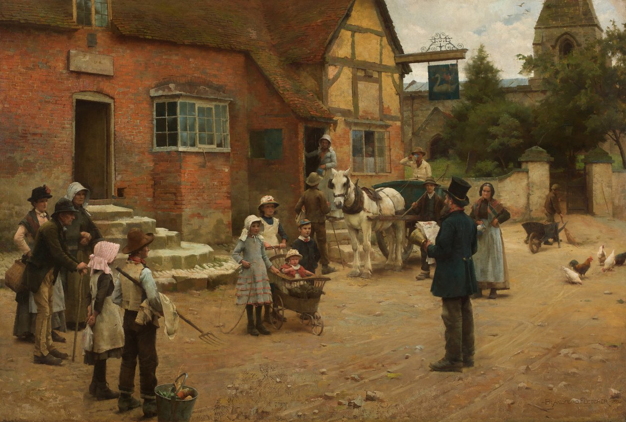 O Yez, O Yez av William Teulon Blandford Fletcher