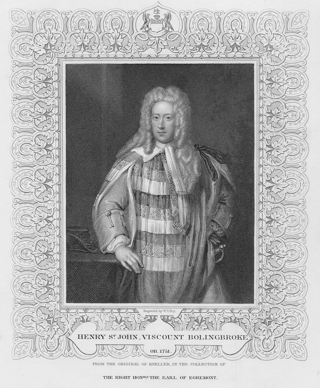 Ata o Henry St. John Viscount Bolingbroke swed av William Thomas Fry