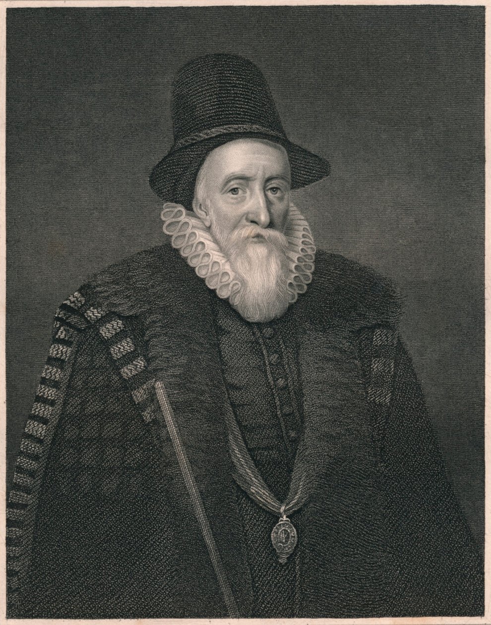 Thomas Sackville, Earl of Dorset, c1600, början av mitten av 1800-talet. av William Thomas Fry