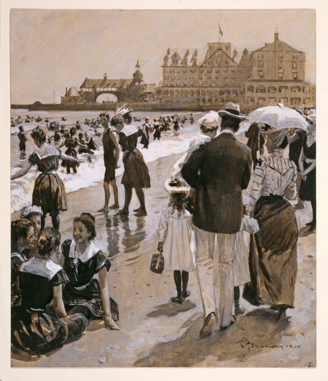 Strandscen från Harper