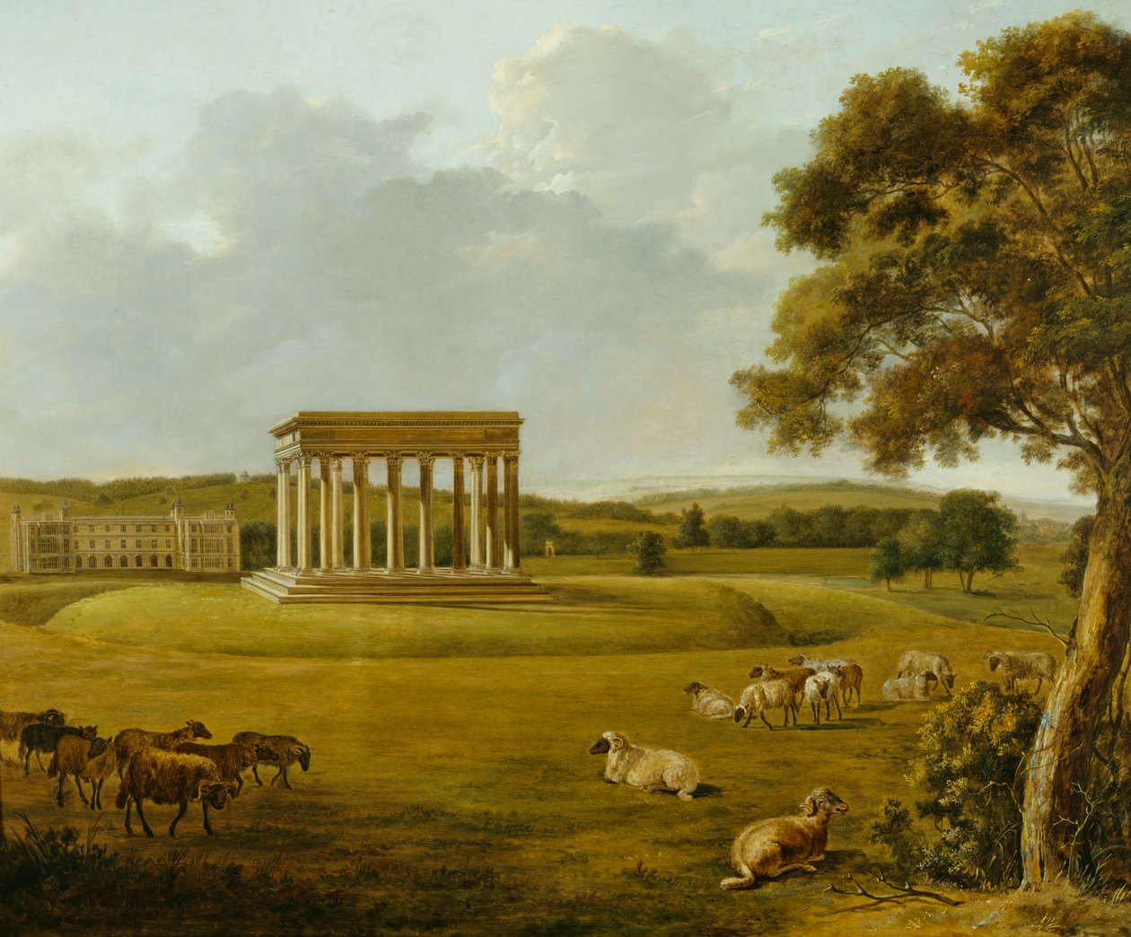 Audley End House, Saffron Walden, Essex, 1700-talet av William Tomkins