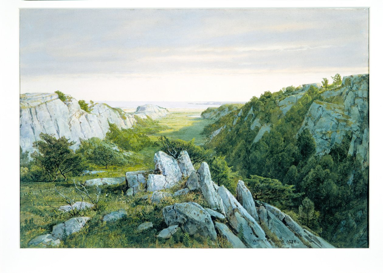 Från paradiset till skärselden, Newport av William Trost Richards