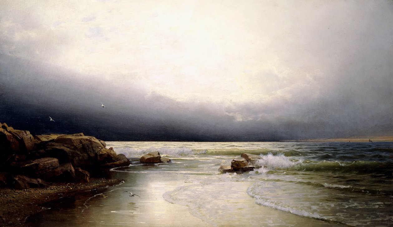Lands End - New Jersey Coast, 1887 av William Trost Richards