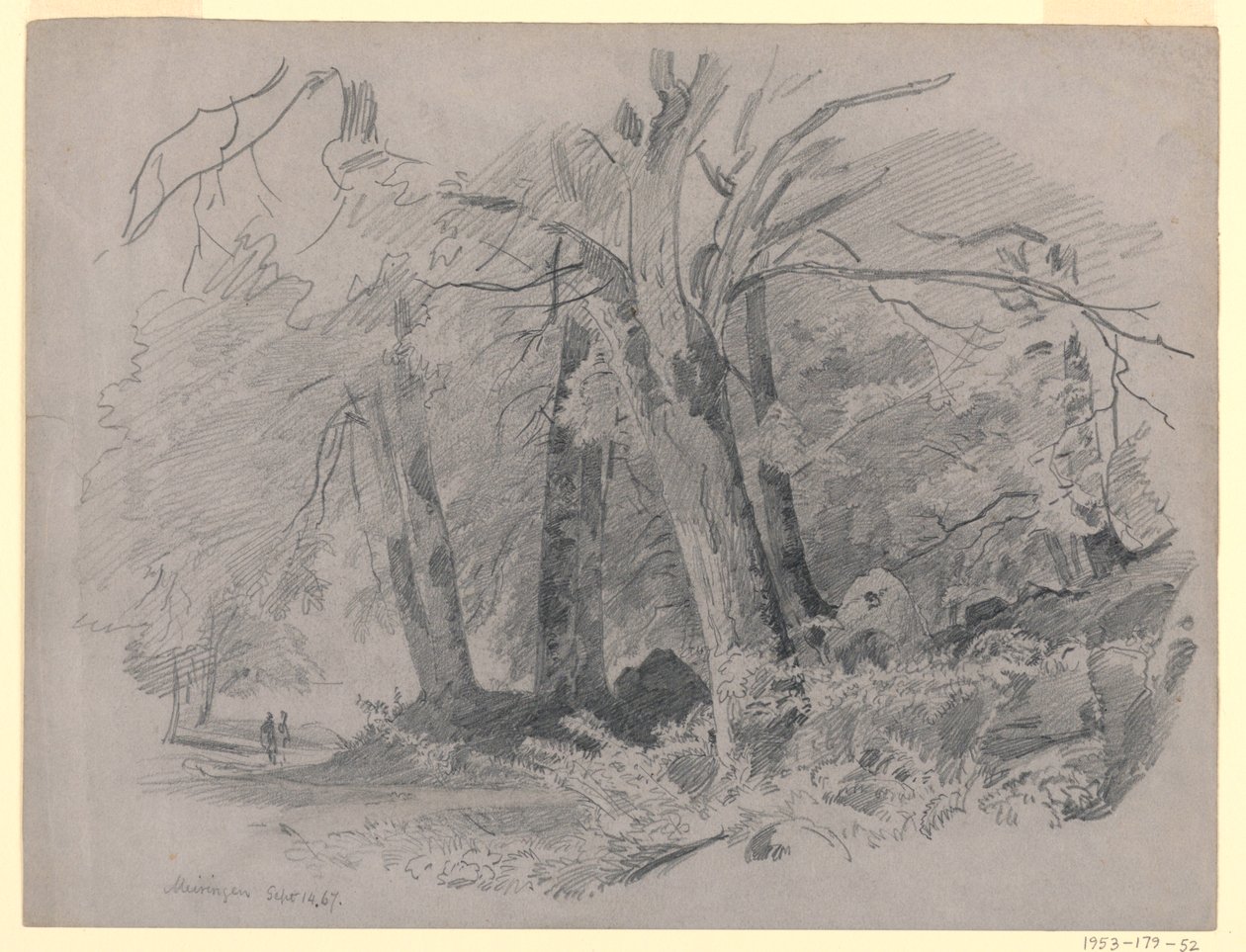 Landskap, Meiringen, Schweiz av William Trost Richards