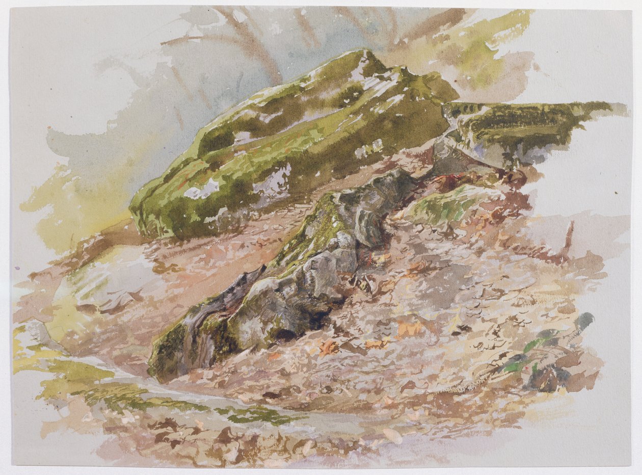 Landskap, möjligen nära Germantown, Pennsylvania av William Trost Richards