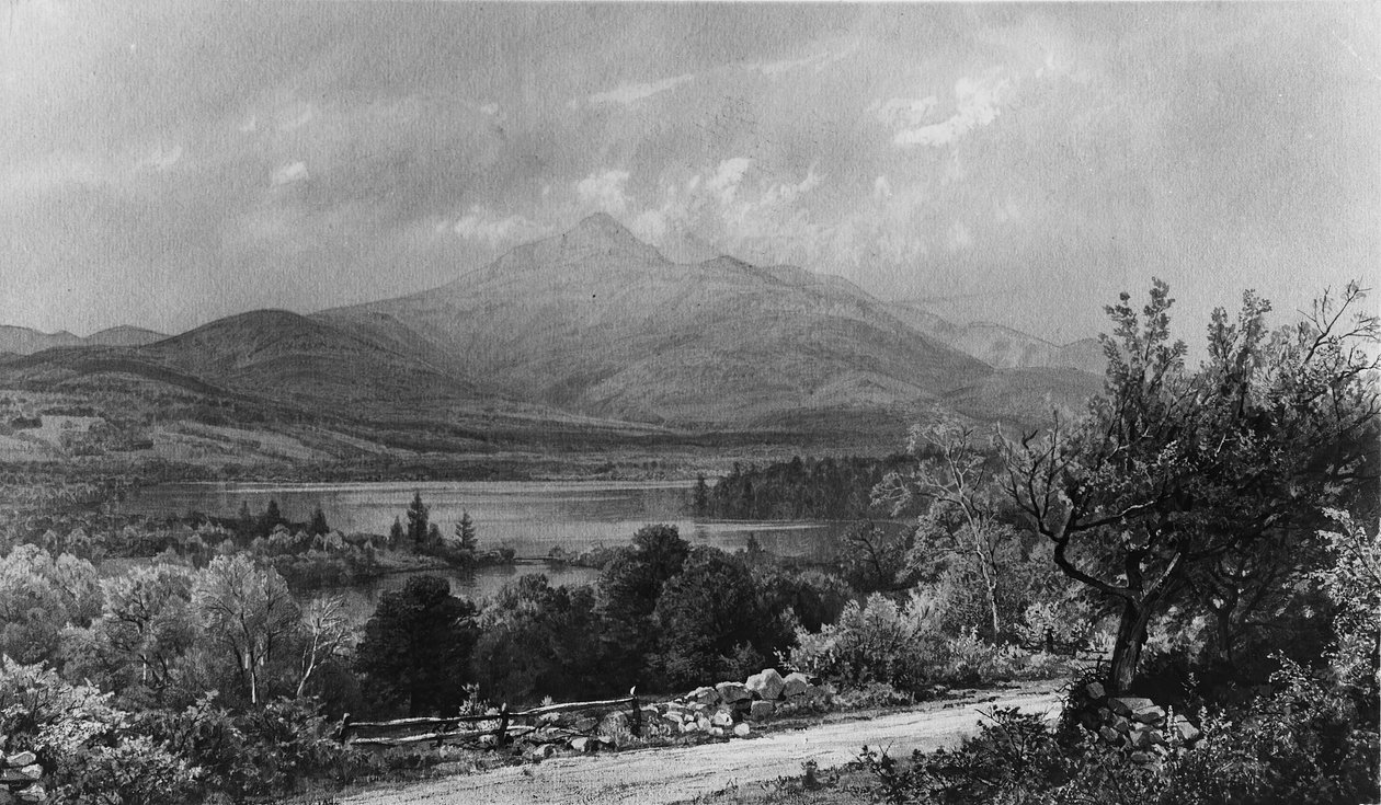 Mount Chocorua och sjön, 1873. av William Trost Richards