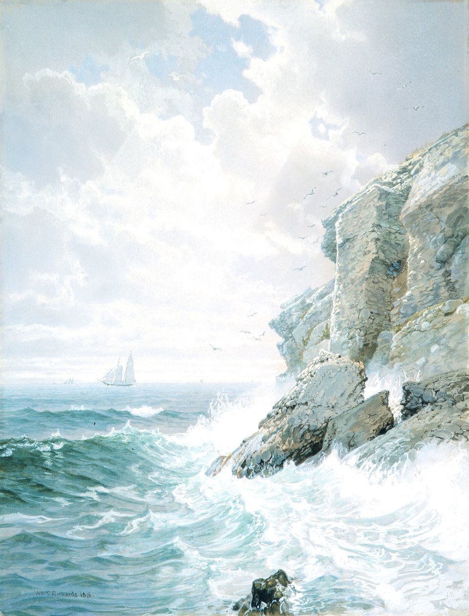 Purgatory Cliff av William Trost Richards