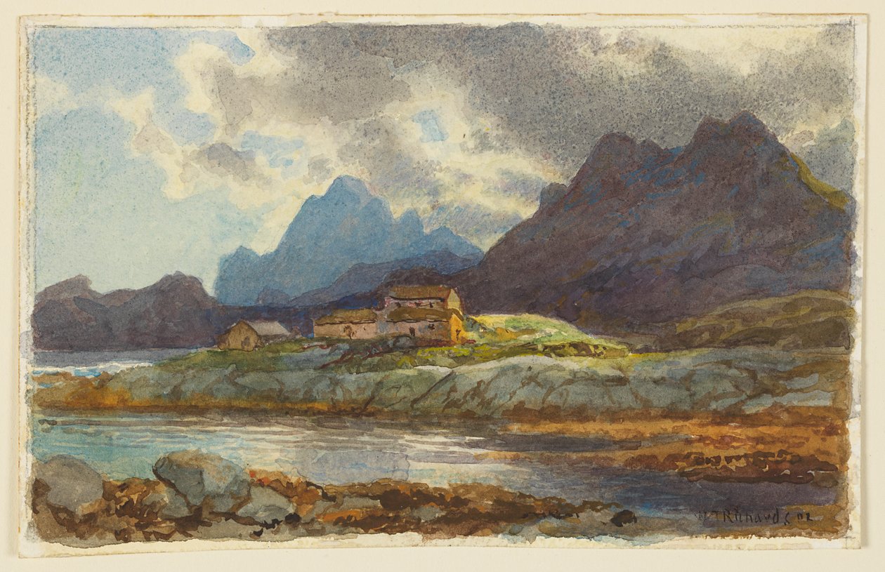 Studie av landskap, Norge av William Trost Richards