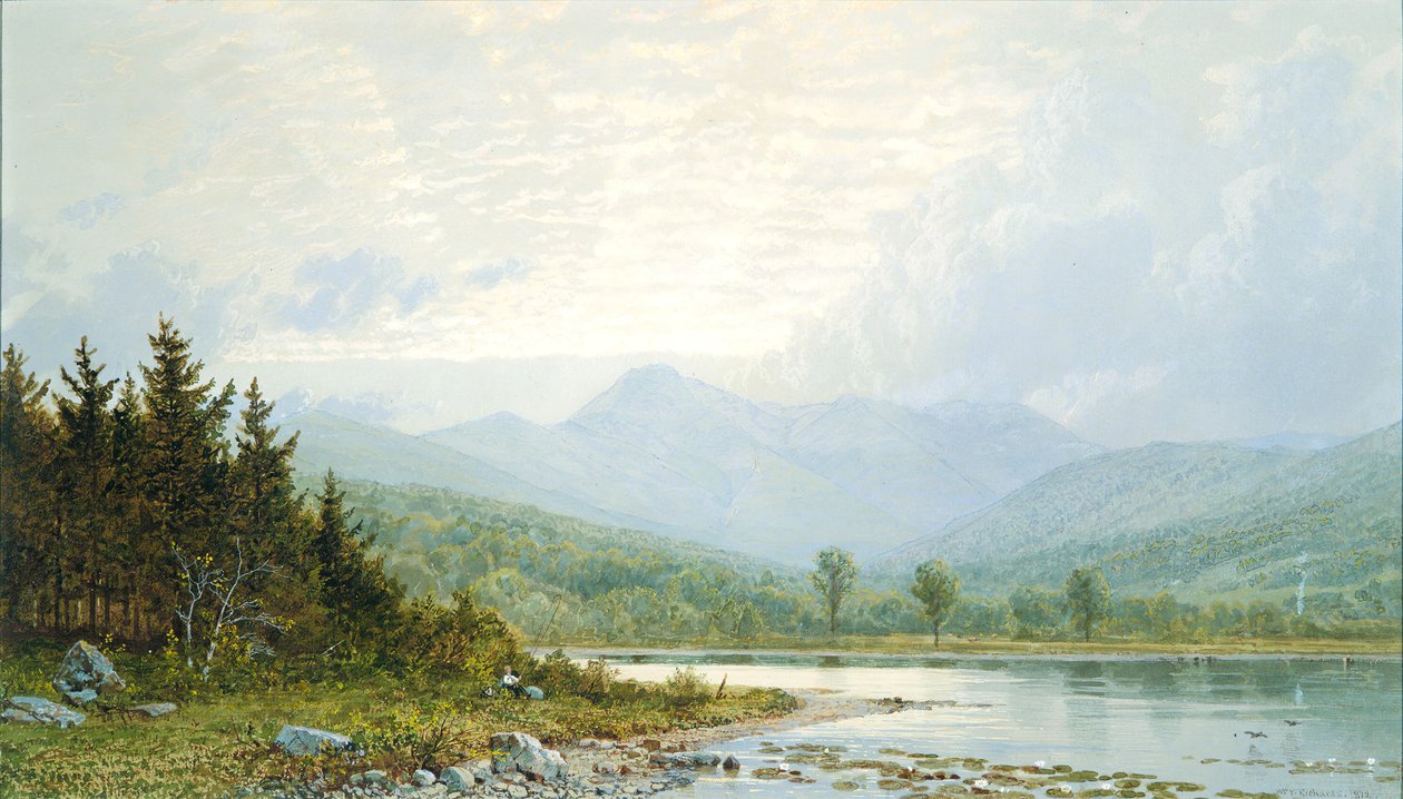 Solnedgång på Mount Chocorua, New Hampshire, 1872. av William Trost Richards