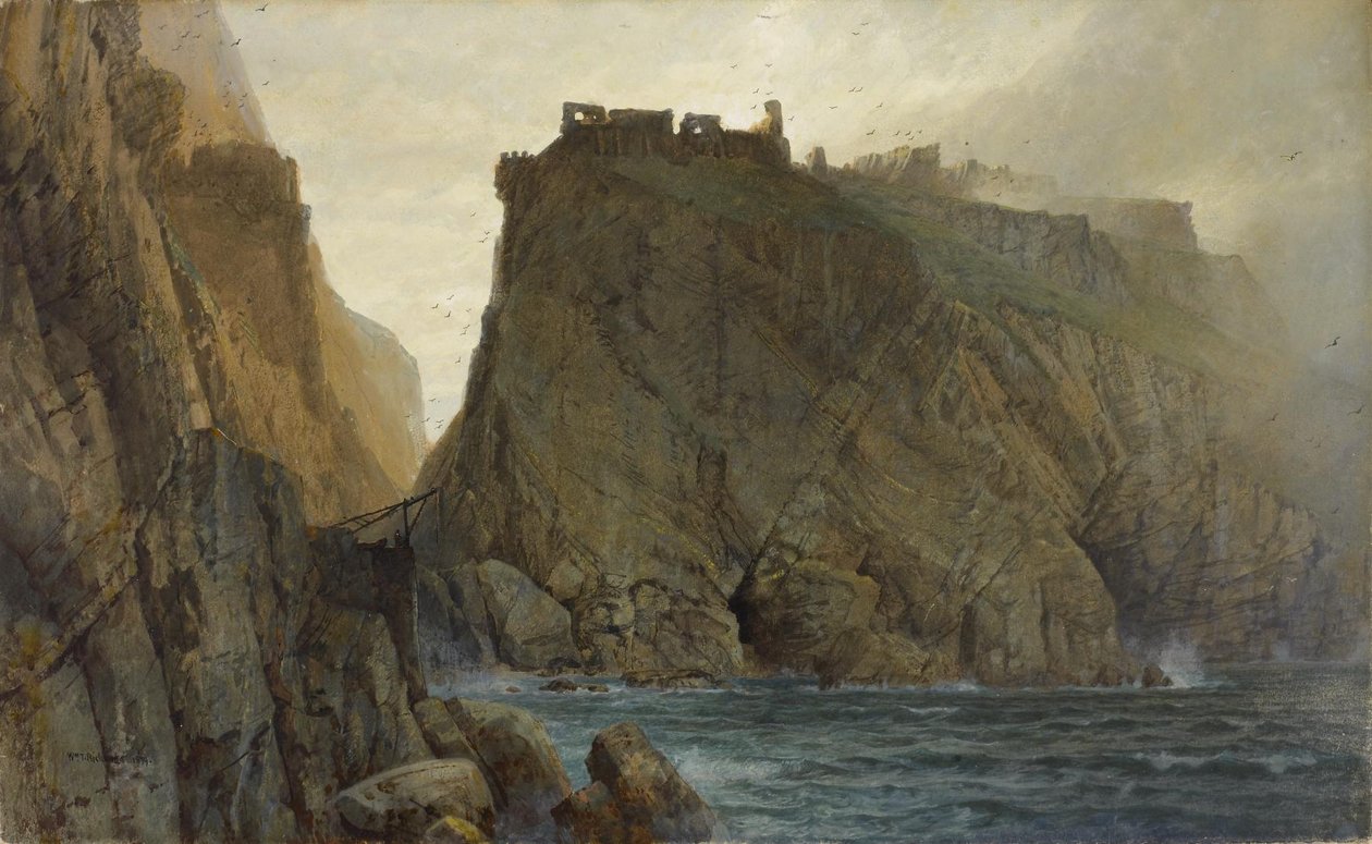 Tintagel vid Cornwalls kust av William Trost Richards