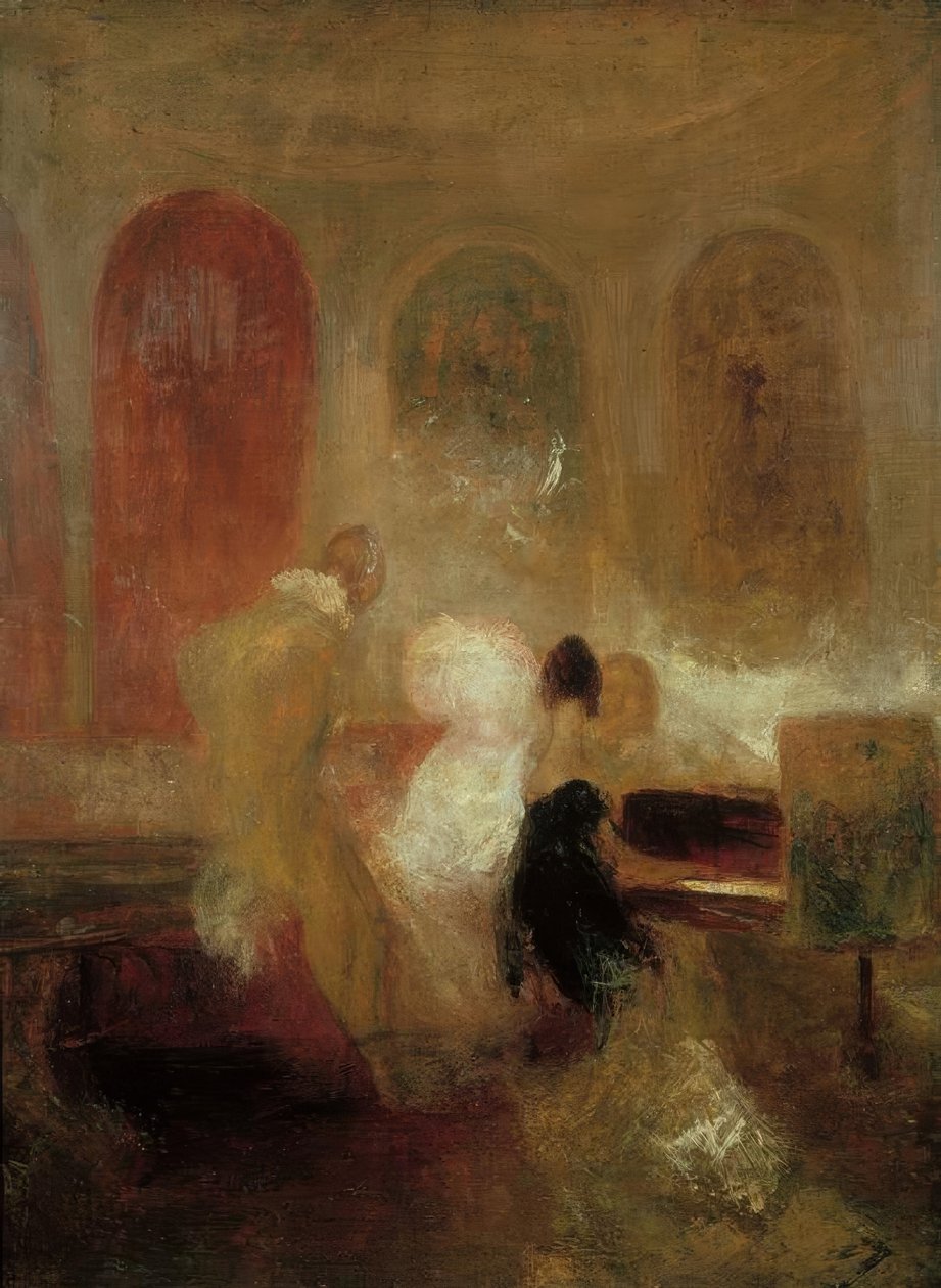 En musikfest, East Cowes Castle (Musik på East Cowes Castle av Joseph Mallord William Turner