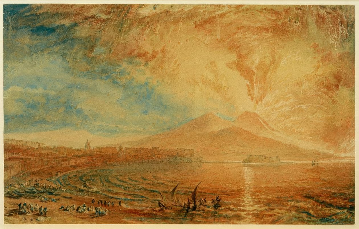 Neapelbukten (Vesuvius Angry) av Joseph Mallord William Turner