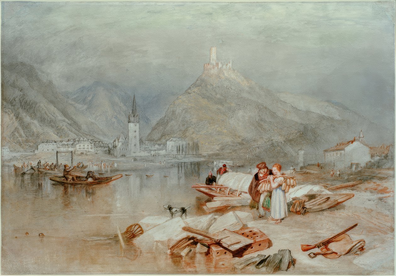 Bernkastel vid Mosel av Joseph Mallord William Turner